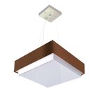 Lustre Para Sala De Jantar Vivare Md-4404 Cúpula Em Tecido 50
