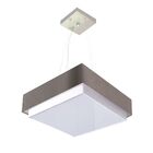 Lustre Para Sala De Jantar Vivare Md-4404 Cúpula Em Tecido 50