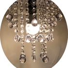 Lustre Para Sala Já Vai Montado Com Base De Inox E Lâmpada 20