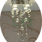 Lustre Para Sala, Quarto, Cozinha Com Base De Inox 20x20cm 50