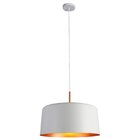 Lustre Pendente 1 Foco 40w Hm035we Bot Bella Iluminação Branc