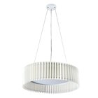 Lustre Pendente 1xled 30w Chemise Bella Iluminação Bege