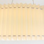 Lustre Pendente 1xled 30w Chemise Bella Iluminação Bege
