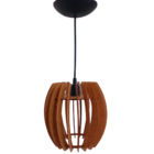 Lustre Pendente 22x22 Madeira