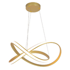 Lustre Pendente 3000k Led Arco Infinito Moderno Hall De Entra