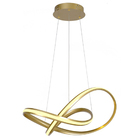 Lustre Pendente 3000k Led Arco Infinito Moderno Hall De Entra