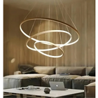 Lustre Pendente 3 Arcos - Dourado