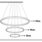 Lustre Pendente 3 Arcos - Dourado