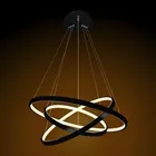 Lustre Pendente 3 Arcos - Preto