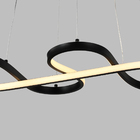 Lustre Pendente 3 Em 1 Arco Infinito Led Perfil Recepçao Hall