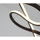 Lustre Pendente 3 Em 1 Arco Infinito Led Perfil Recepçao Hall