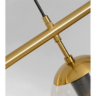 Lustre Pendente 6 Globos Vidro Bola Esfera Molecular Decoraça