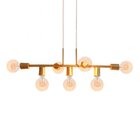 Lustre Pendente 7 Lâmpadas E-27 Bivolt Jabuti Hunter Prime Do