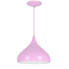 Lustre Pendente Aladim Rosa 24cm