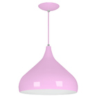Lustre Pendente Aladim Rosa 31cm