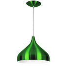 Lustre Pendente Aladim Verde 24cm