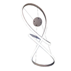 Lustre Pendente Aneis 3 Em 1 Arco Infinito 49w Led Teto Luxo