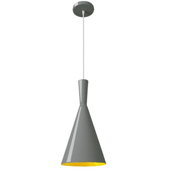 Lustre Pendente Aquarela Cone Longo Aqcl1838pdcz Bronzearte C