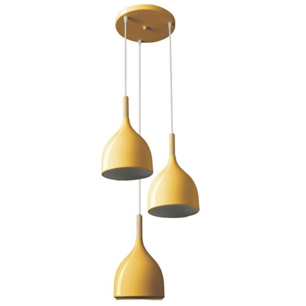 Lustre Pendente Aquarela Gota 3 Luzes Aqg3x1725pdmt Bronzeart