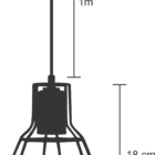 Lustre Pendente Aramado Comum Roxo