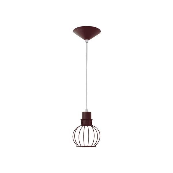 Lustre Pendente Aramado Mini Esfera Marrom - 3008/1 Mar