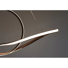 Lustre Pendente Arco Infinito Aneis 3 Em 1 Luminaria Led 49w