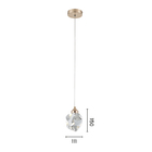 Lustre Pendente Astraled Celeste Pt-9120 Dourado Brilho Led B