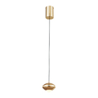 Lustre Pendente Astraled Intercrus Pt-9134 Dourado Brilho Led