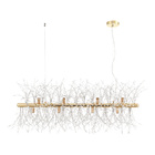 Lustre Pendente Astraled Mensae Pt-1042 Dourado G9 Bivolt