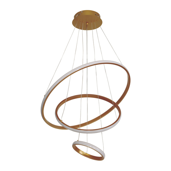 Lustre Pendente Astraled Mintaka Pl-9805 Dourado Led Bivolt