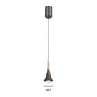 Lustre Pendente Astraled Tureis Pt-9135 Preto / Dourado Led B