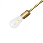 Lustre Pendente Atomus 6xe27 Bronze Moderno Nordecor