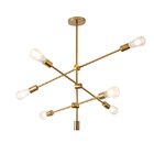 Lustre Pendente Atomus Ld5036b Bronze E27 Bivolt