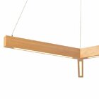 Lustre Pendente Avant Kavas Tng Em Madeira Com Led Bivolt