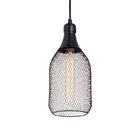 Lustre Pendente Avant Mira Preto Fosco E27 Bivolt