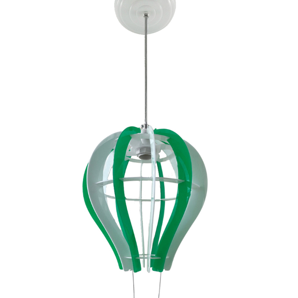 Lustre Pendente Balão Verde Quarto Infantil / Bebê