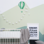 Lustre Pendente Balão Verde Quarto Infantil / Bebê