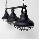 Lustre Pendente Baruc Plus Triplo Preto