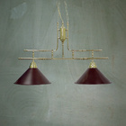 Lustre Pendente Bilhar Dourado T140-2 Golden Art