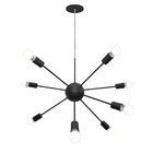 Lustre Pendente Bivolt 8 Lâmpadas Sputnik Woods!