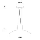 Lustre Pendente Bivolt Ant Bella Iluminação Transparente