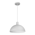 Lustre Pendente Blumenau Bia E27 Bivolt Branco Fosco