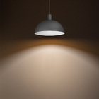 Lustre Pendente Blumenau Bia E27 Bivolt Branco Fosco