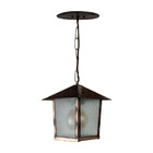 Lustre Pendente Blumenau Colonial Nina Quadrado Vidro Pontilh