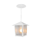 Lustre Pendente Blumenau Colonial Nina Quadrado Vidro Pontilh