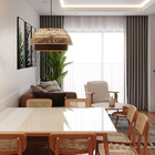 Lustre Pendente Blumenau Gaia 50cm E27 Bivolt Marrom