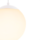 Lustre Pendente Blumenau Globb 5xe27 Bivolt Leitosa