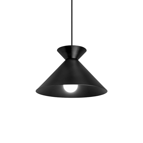 Lustre Pendente Blumenau Guto E27 Bivolt Preto