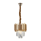 Lustre Pendente Blumenau Midas Redondo 30 E14 Bivolt Dourado
