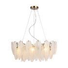 Lustre Pendente Blumenau Naiá E14 Bivolt Dourado